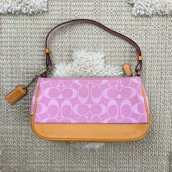 Coach Handbags - Coach y2k Demi Purse #6094 leather canvas mini purse signature